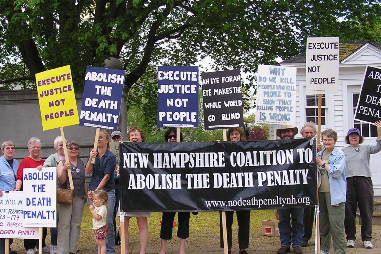 Death penalty protest in 2010