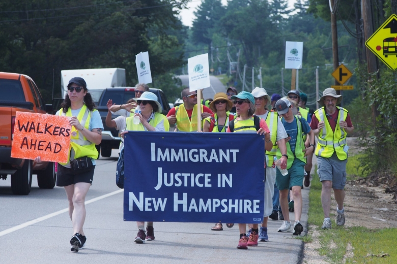 New Hampshire march for Immigrant Justice